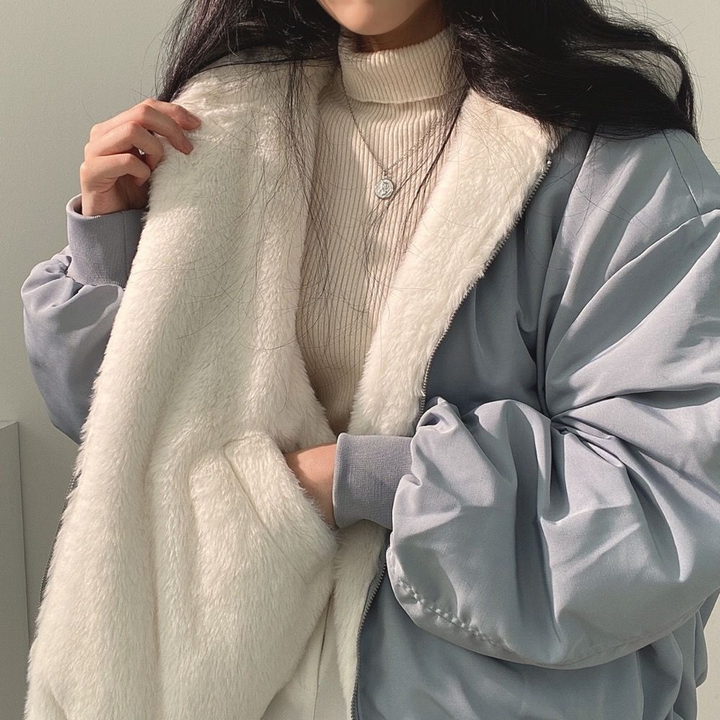 Morgan™ - Comfy Double-sided Warm Jacket