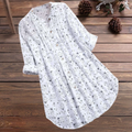 Vienna™ Elegant and long floral blouse for women