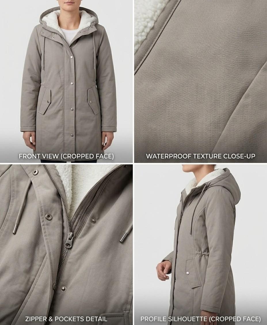 Amélie™ | Waterproof Fleece-Lined Parka