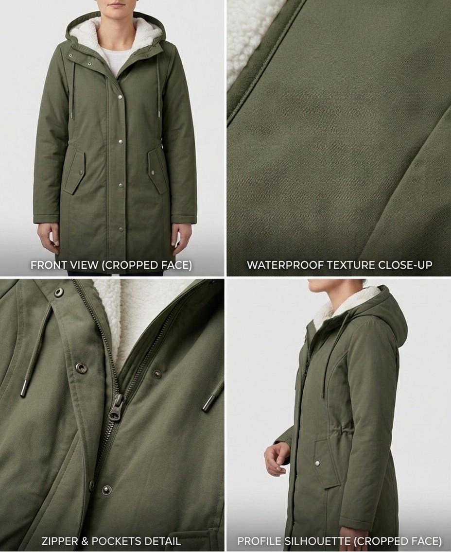 Amélie™ | Waterproof Fleece-Lined Parka
