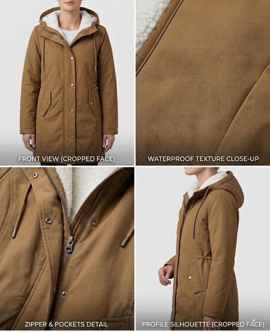 Amélie™ | Waterproof Fleece-Lined Parka