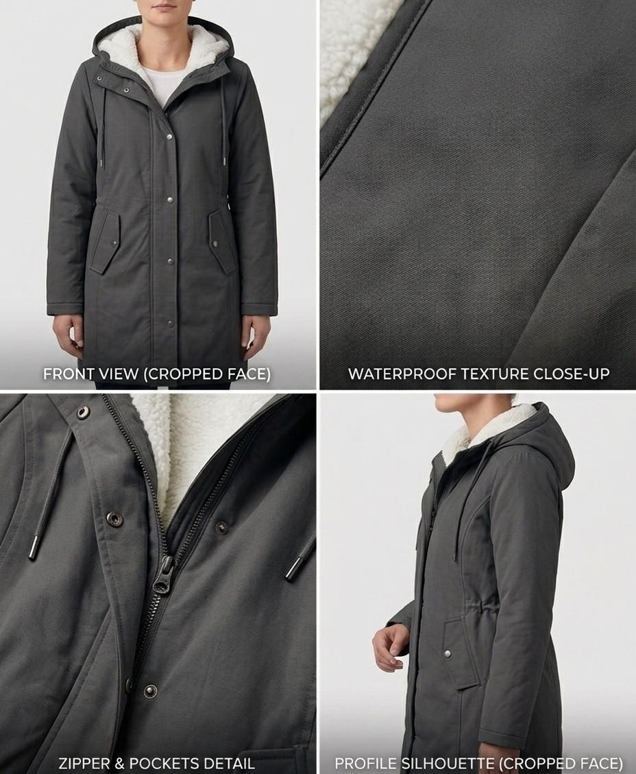 Amélie™ | Waterproof Fleece-Lined Parka