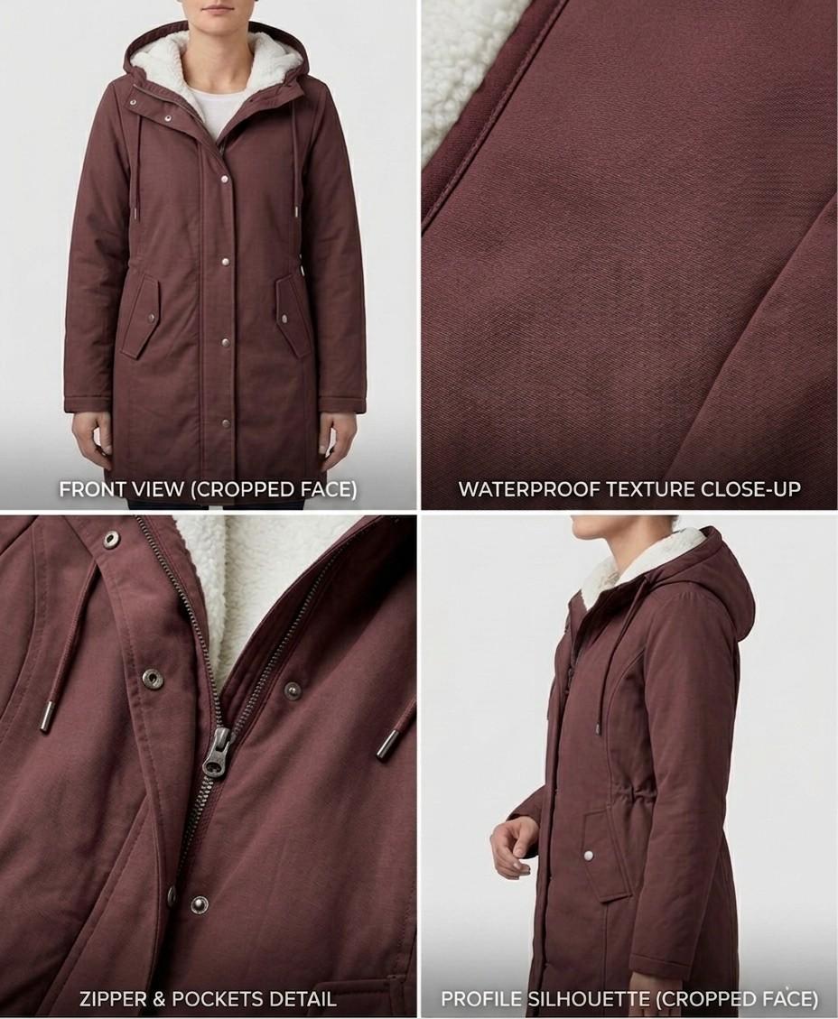Amélie™ | Waterproof Fleece-Lined Parka