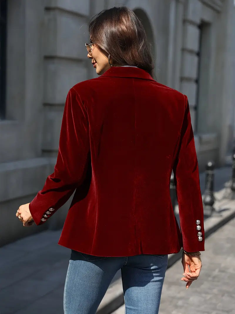 Kelly™ - Elegant Velvet Blazer