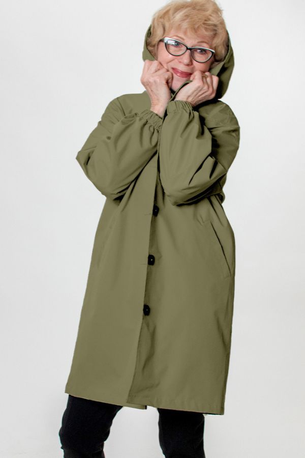 Rachel™ - Water-Resistant Oversized Hooded Windbreaker