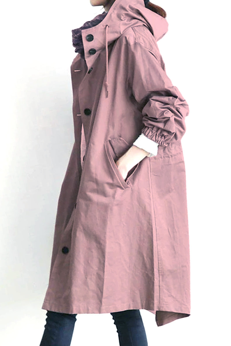Rachel™ - Water-Resistant Oversized Hooded Windbreaker